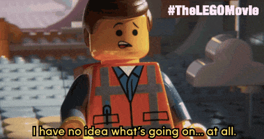 confused chris pratt GIF by The LEGO Movie