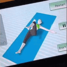 yoga fail GIF
