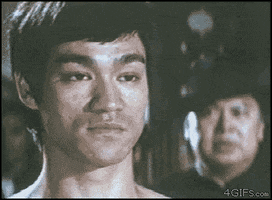 Bruce Lee Lol GIF