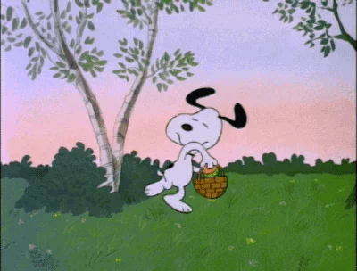 Its The Easter Beagle Charlie Brown Images GIF