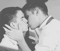 kiss me gay GIF