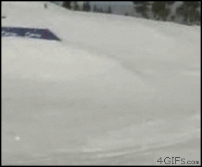 snow fail GIF