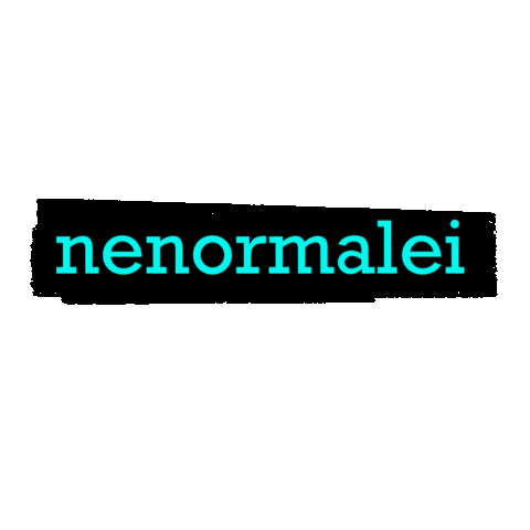 Nenormalei Sticker by G&G Sindikatas