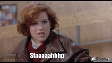 molly ringwald stop GIF