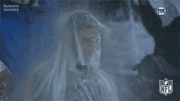 miserable raincoat GIF by NFL