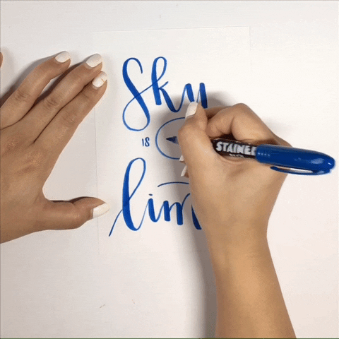 Best Friend Calligraphy GIF by Ultra Records