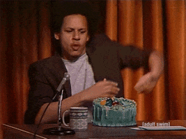 eric andre cake GIF