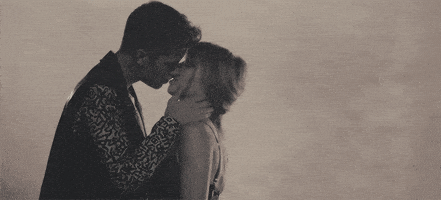 black and white love GIF