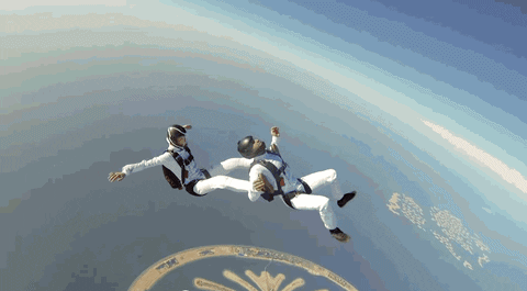 skydiving GIF