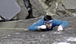 Trad Rock Climbing GIF