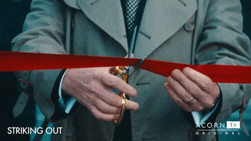 striking out cut GIF by Acorn TV