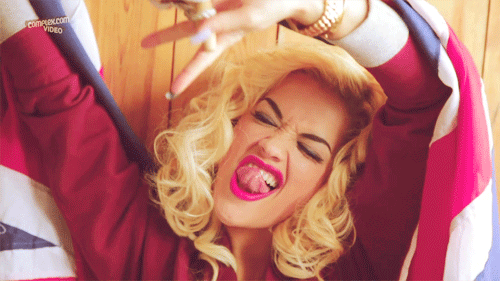 Resultado de imagem para rita ora gif