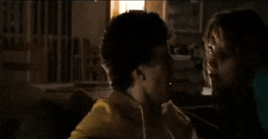 girl boy zombie surprised zombieland