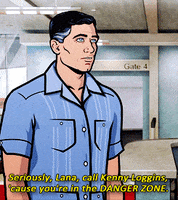 danger zone archer GIF