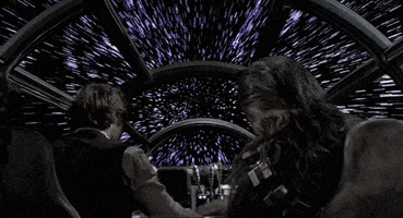 star wars light speed animation