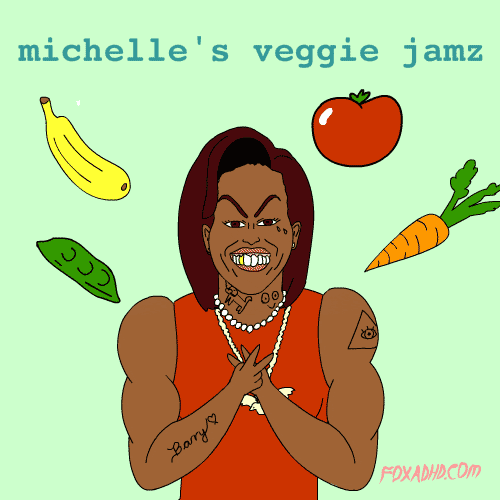 michelle obama fox GIF by Animation Domination High-Def