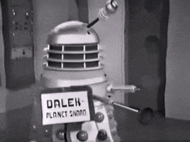 william hartnell dalek GIF by Doctor Who