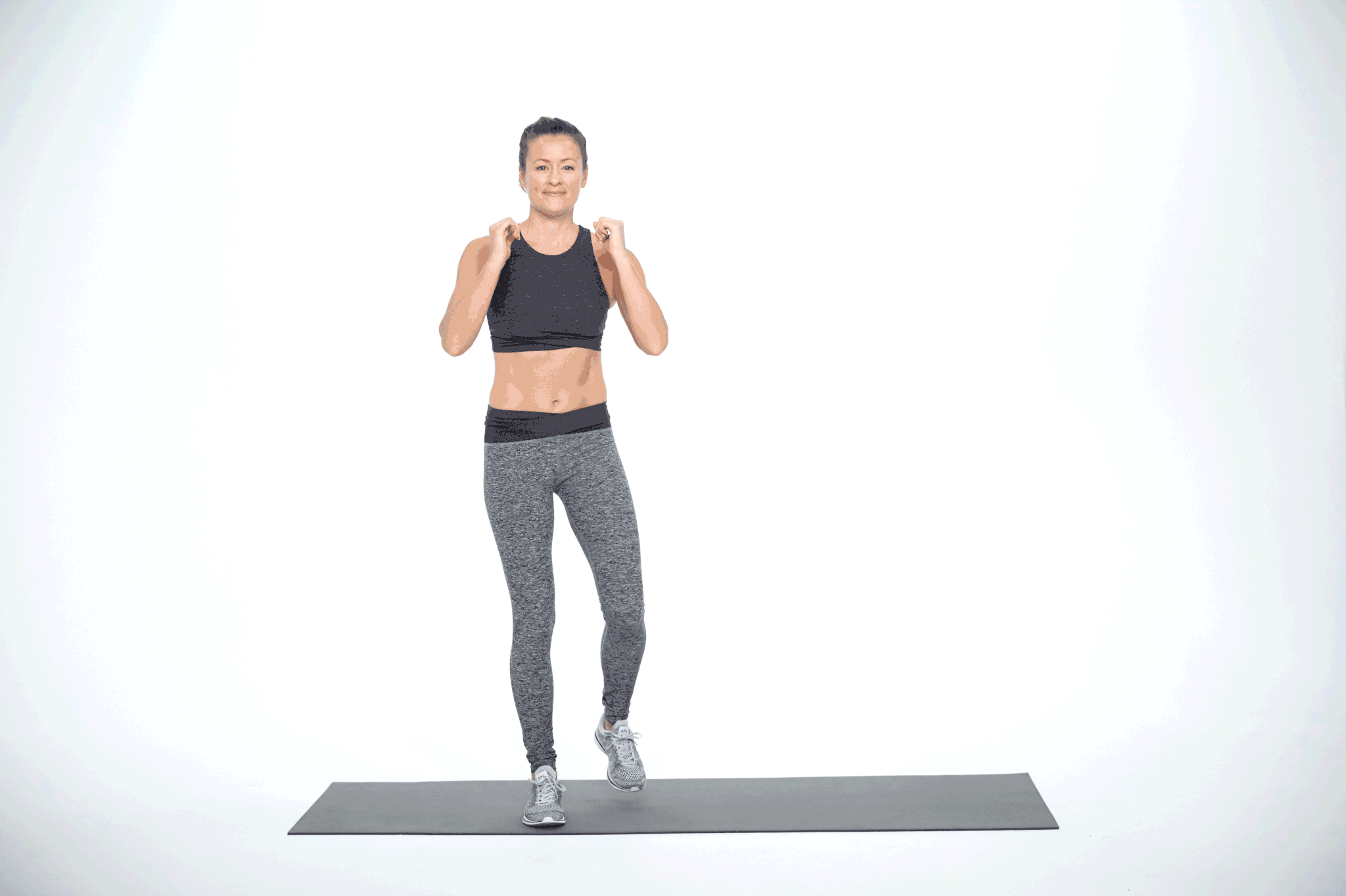 Image result for curtsy lunge exercise gif