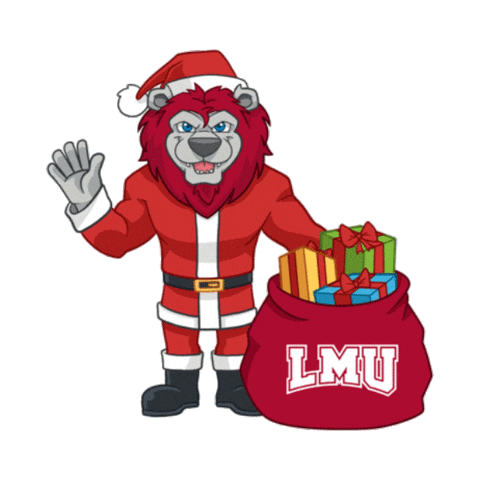 Christmas Lmu Sticker by LMUAdmissions