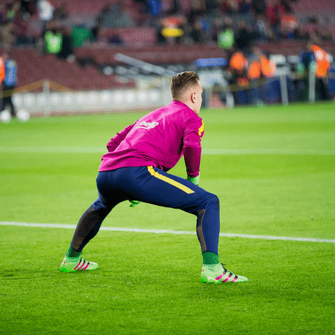 stretching warm up GIF by FC Barcelona