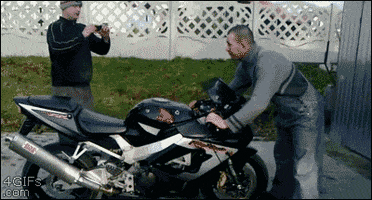 motorcycle shed GIF