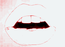 red lipstick GIF