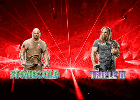 Wwe Wrestling Triple H Stone Cold Steve Austin GIF