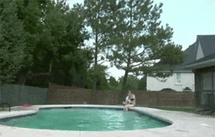 ouch jump GIF