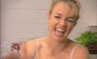 Britney Spears Laughing GIF