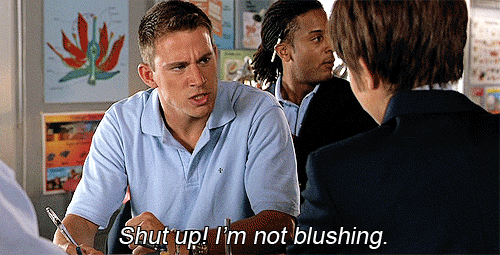 Embarrassed Channing Tatum GIF - Find & Share on GIPHY