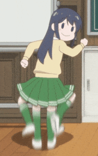 Good Morning Anime Midori Walking School GIF  GIFDBcom