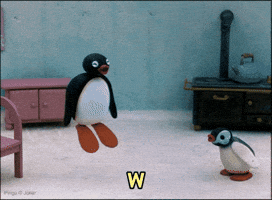Celebrate Winner Winner GIF by Pingu