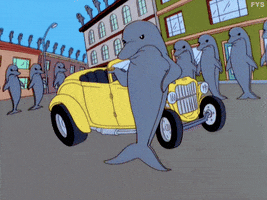the simpsons dolphin GIF