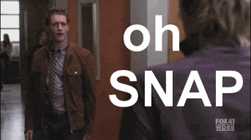 Reaction Oh Snap GIF