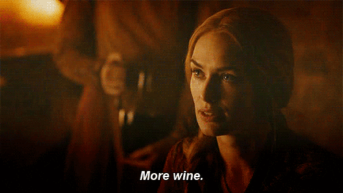  game of thrones hbo wine cersei lannister lena headey GIF