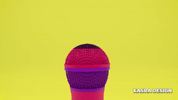 kasradesign microphone 3d animation creative animation video production company GIF