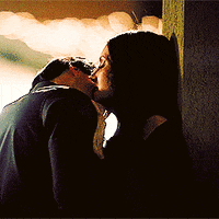 Elena Damon Kiss GIFs