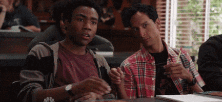 high five troy and abed GIF