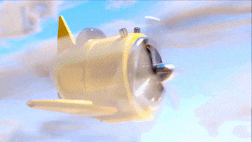 artbysheraz anime cartoon 3d plane GIF