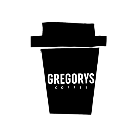 Coffee Shop Cup Sticker by Gregorys Coffee