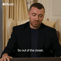 Serious Sam Smith GIF by Apple Music