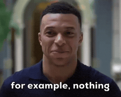 Kylian Mbappe Nothing GIF