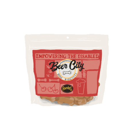 Beer City Dog Biscuits Sticker