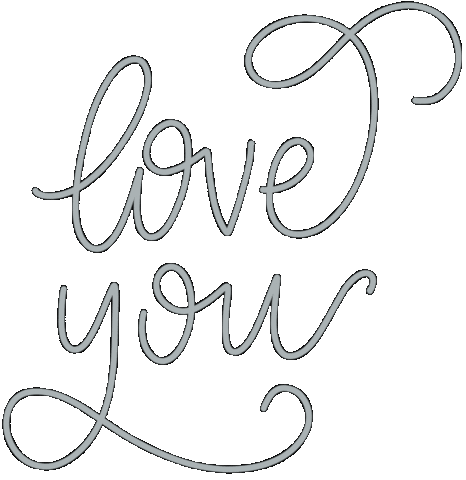 Love You Sticker