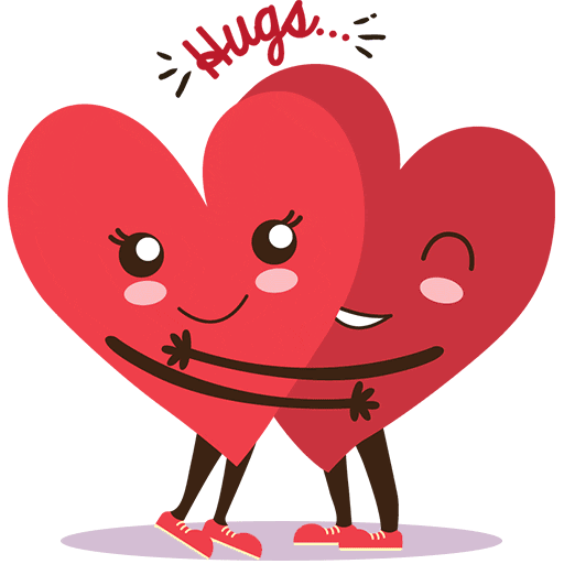 I Love You Hug Sticker by Singapore Heart Foundation for iOS & Android |  GIPHY