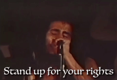 Stand Up GIF by Bob Marley - Find & Share on GIPHY