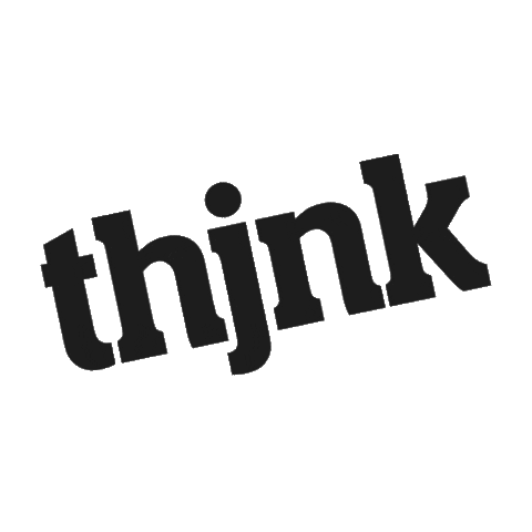 Logo Think Sticker by thjnk Zürich
