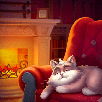 Living Room Sleeping GIF by Homescapes