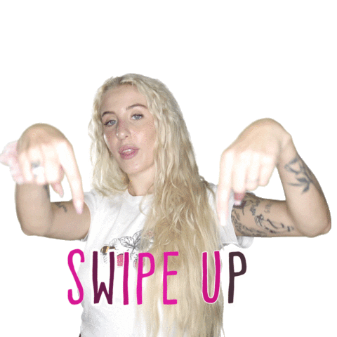 Swipe Up Sticker by Peg Parnevik