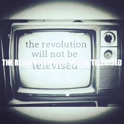 television revolution GIF by Barbara Pozzi